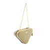 Prada Mini Raffia Crochet Logo Embroidered Triangle Pouch Secondhand