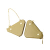 Prada Mini Raffia Crochet Logo Embroidered Triangle Pouch Secondhand