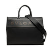 Bvlgari Leather Logo Satchel Secondhand