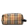 Secondhand Burberry House Check Canvas Pouch