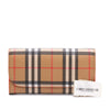 Burberry House Check Coated Canvas Halton Continental Wallet Secondhand