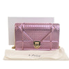 Dior Metallic Patent Microcannage Diorama Wallet on Chain Secondhand
