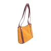 LOEWE Anagram Suede and Calfskin Shoulder Bag Secondhand