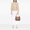 Burberry Small House Check Canvas Bridle Canterbury Tote Secondhand