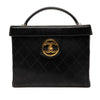 Secondhand Chanel CC Stitched Calfskin Turnlock Vanity Case
