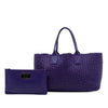 Bottega Veneta Medium Lambskin Intreccio Cabat Tote Secondhand