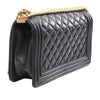 Chanel Old Medium Quilted Lambskin Boy Flap Secondhand
