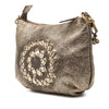 Bottega Veneta Metallic Intrecciato Trimmed Cervo Deerskin Illusion Shoulder Bag Secondhand