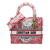 Secondhand Dior DiorAmour Medium Embroidered Canvas Royale Lady D Lite