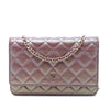 Chanel CC Quilted Iridescent Lambskin Wallet on Chain Secondhand