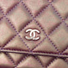 Chanel CC Quilted Iridescent Lambskin Wallet on Chain Secondhand