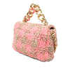 Chanel Small Quilted Wool Tweed Elegant Chain Flap Secondhand