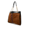 Gucci Large Suede Web Rajah Tote Secondhand