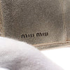 Miu Miu Metallic Matelasse Wallet Secondhand