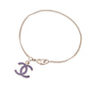 Chanel CC Brass Enamel Charm Bracelet Secondhand