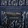 Dior Oblique Embroidered Velvet Saddle Bag Secondhand