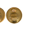 Chanel CC Gold Plated Round Clip On Earrings Secondhand