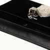 Saint Laurent Velvet Crystal Monogram Kate Tassel Wallet on Chain Secondhand