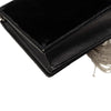 Saint Laurent Velvet Crystal Monogram Kate Tassel Wallet on Chain Secondhand