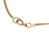 Chanel Gold Plated Rhinestone CC and Flap Bag Pendant Necklace Secondhand