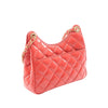 Chanel Small Shiny Crumpled Calfskin Wavy CC Hobo Secondhand