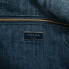 Prada Denim Canapa Logo Tote Secondhand