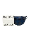 Bottega Veneta Mini Leather and Denim Intrecciato Sunrise Hobo Secondhand