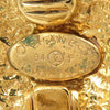 Secondhand Chanel CC Gold Plated Round Clip on Earrings