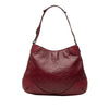Gucci Horsebit Embossed Calfskin Hobo Secondhand