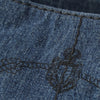 Prada Denim Canapa Logo Tote Secondhand