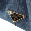 Prada Denim Canapa Logo Tote Secondhand