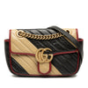 Secondhand Gucci Small GG Marmont Matelasse Diagonal Leather Torchon Shoulder Bag