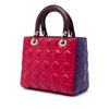 Dior Medium Tricolor Lambskin Cannage Lady Dior Secondhand
