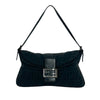 Fendi Zucca Canvas Double Flap Shoulder Bag Secondhand