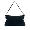 Fendi Zucca Canvas Double Flap Shoulder Bag Secondhand