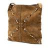 Valentino Suede Studded Nellcote Fringe Crossbody Secondhand