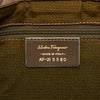 Ferragamo Gancini Canvas Shoulder Bag Secondhand