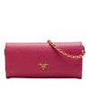 Prada Vitello Move Wallet on Chain Secondhand