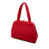 Chanel CC Quilted Jersey Frame Handbag Secondhand