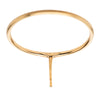 Louis Vuitton Gold Plated LV Eclipse Push Back Earrings Secondhand