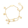 Louis Vuitton Gold Plated LV Floragram Bracelet Secondhand