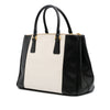 Prada Medium Bicolor Saffiano Lux Galleria Double Zip Satchel Secondhand