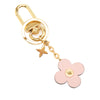 Louis Vuitton Gold Plated Monogram Blooming Flowers Bag Charm and Key Holder Secondhand