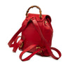 Secondhand Gucci Calfskin Bamboo Drawstring Backpack