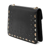 Bvlgari Small Studded Leather Laser Cut Square Serpenti Forever Chain Crossbody Secondhand