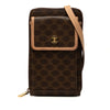 Celine Macadam Coated Canvas Wallet with Strap Secondhand