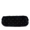 Chanel Quilted Velvet Diamante Wristlet Clutch Secondhand
