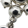 Chanel CC Silver Plated Crystal Cluster Pendant Necklace Secondhand