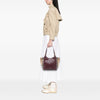 Burberry Small Leather and House Check Canvas Canterbury Tote Secondhand