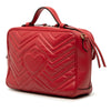 Gucci Small GG Marmont Matelasse Leather Top Handle Satchel Secondhand